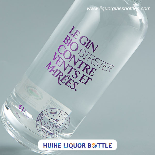 Botella de licor de impresi&oacute;n de seda
