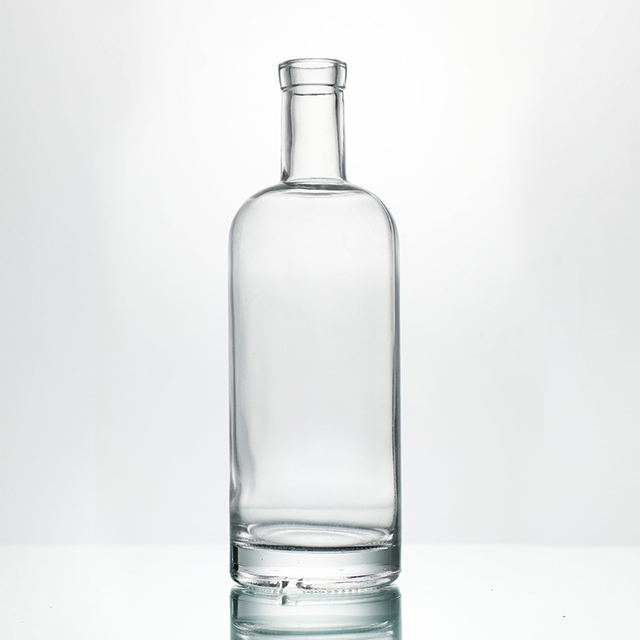 Aspect Clear Glass Liquor Bottle Bar Top