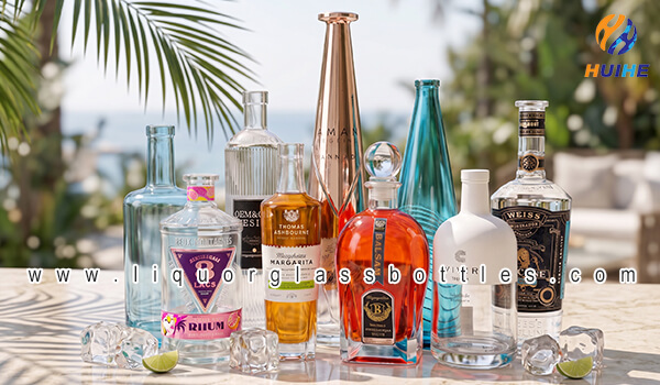 Botellas de vidrio personalizadas para tequila y mezcal para marcas de bebidas espirituosas